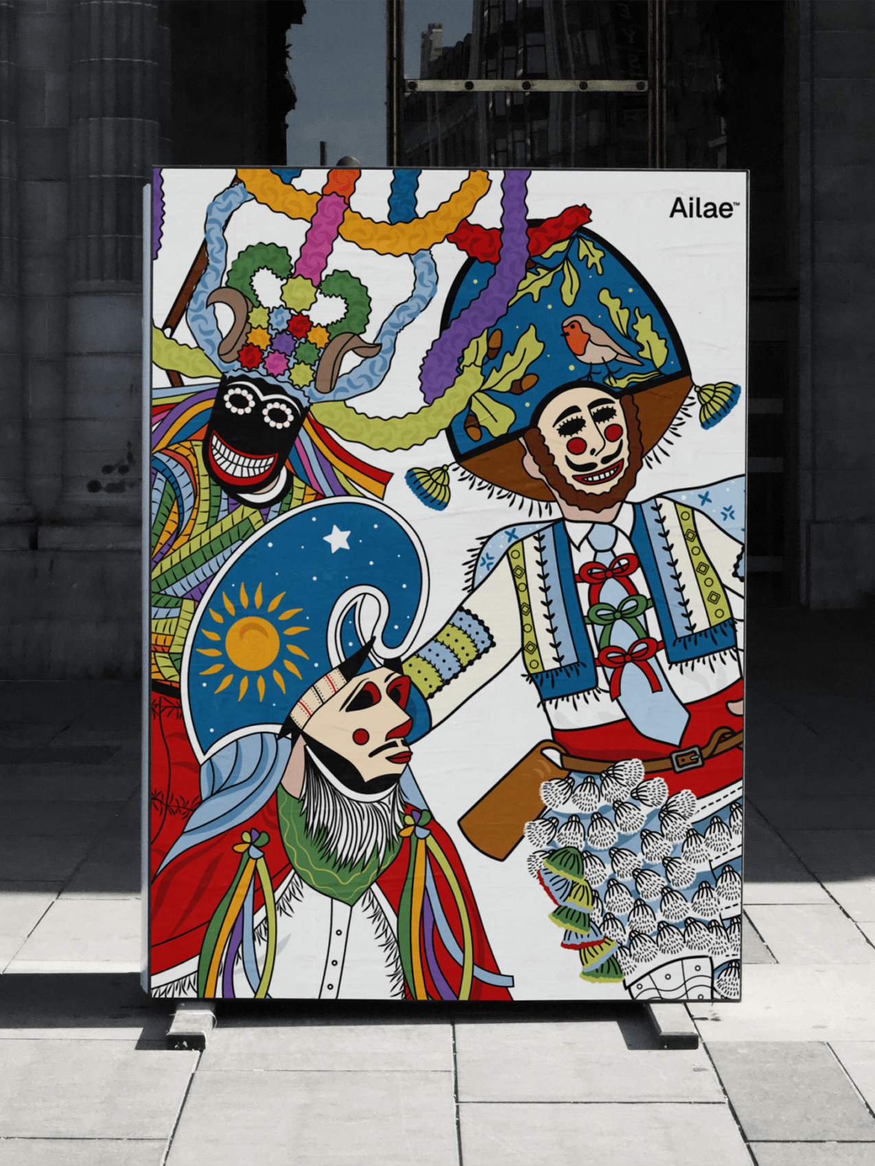 Free Front View Poster Mockup