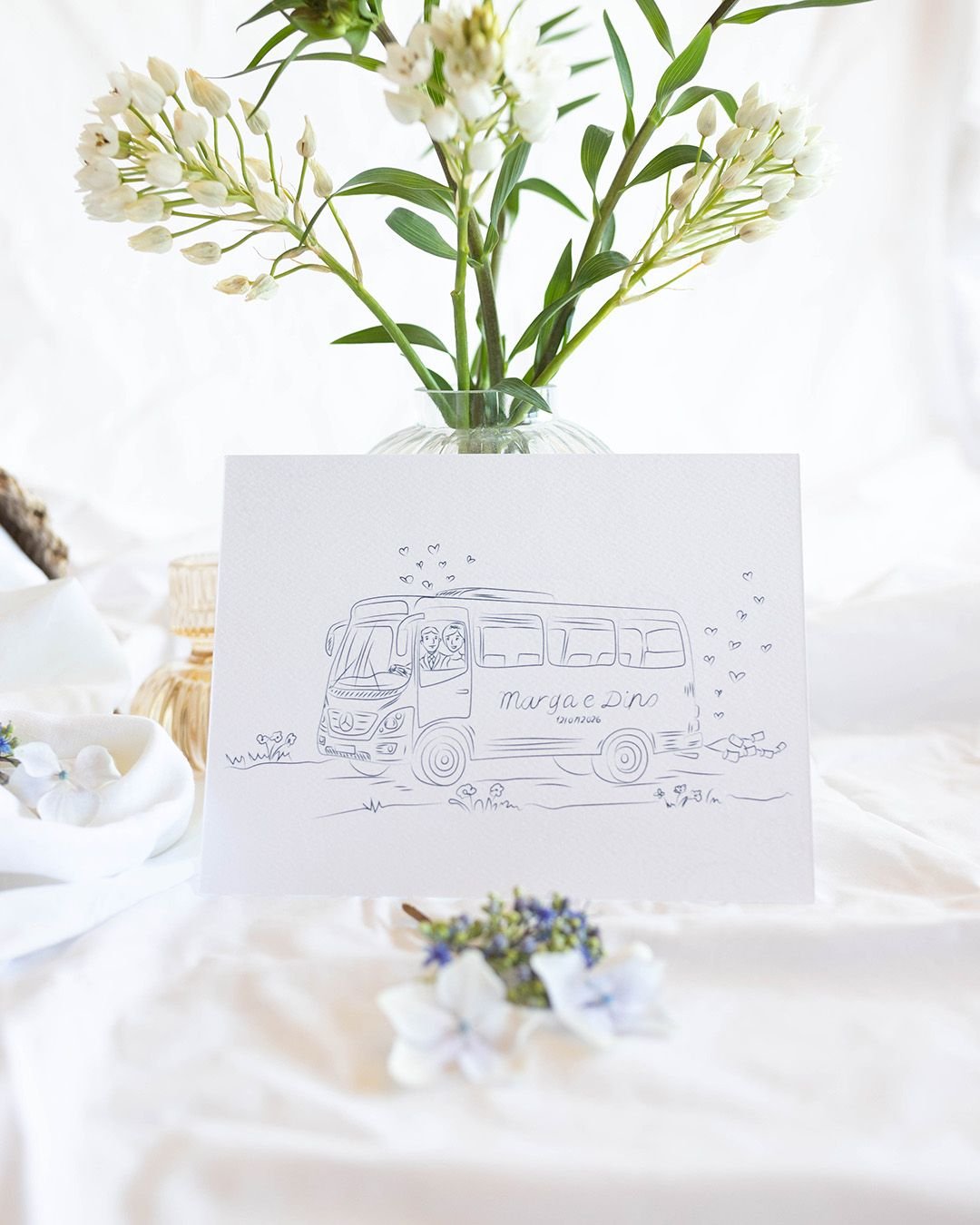 Deseño de invitacións de voda personalizadas